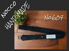 No.607【Black DENIM Remake SHOLDER  Black Starスタッズ グレータグ】👖デニムリメイクショルダー紐💚肩紐❇️ストラップ🎵