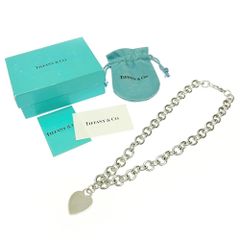 【中古】【箱付き】 TIFFANY&Co. ティファニー シルバー ハートタグ ネックレス 68.7g 925刻印 414013 ネックレス
