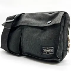 【良品】 PORTER ポーター ショルダーバッグ トートバッグ ワンショルダーバッグ スモーキー マルチポケット キャンバス ブラック 黒色 ユニセックス 男女兼用 メンズ レディース