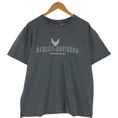 古着 90年代 ハーレーダビッドソン Harley-Davidson 鷲柄 イーグル柄 モーターサイクル バイクTシャツ USA製 メンズL相当/eaa563783
