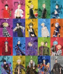 [Used] Character Cards - Complete Set of 20 Illustration Cards - "Tokyo Revengers" - TSUTAYA Exclusive Double Gift Campaign - Bonus for purchasing eligible items to commemorate the release of volume 20 of the manga.