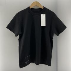 ■sacai■サカイ■ Double Face Mixed Media Top ■トップス 中古】SACAI×WTAPS Print-T ブラック サイズ1 25-0928S サカイ