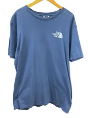 THE NORTH FACE (ザノースフェイス) Tシャツ 半袖 バックプリント L ブルー メンズ/027