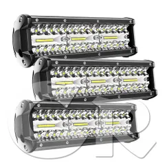 送料無料.. 9インチ LED ワークライト 作業灯 180W 6500K ホワイト 照明 トラック SUV ボート 建設機械 12V/24V兼用 SM180W 2個 新品