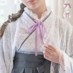 【ライラック】リボン付き襦袢 YUP12 ≪メール便優先商品≫キッズ キャサリンコテージ