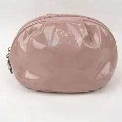 アニエスベー ポーチ ロゴ 無地 ブランド レディース ピンク agnes b. 【中古】