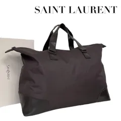 イヴサンローラン　大容量　ボストンバッグ　ブラック　訳あり サンローラン SAINT LAURENT ボストンバッグ パテントレザー ブラック