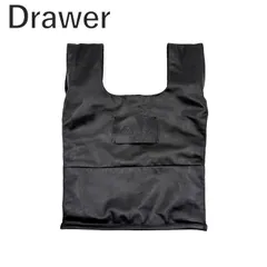 ドゥロワー Drawer ノベルティバッグ レザーミニバッグ サブバッグ 高級感 ブラック 黒