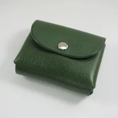 ☆ GREEN ☆ R.C.L シームレス ミニウォレット ミニウォレット 本革 ミニ財布 ミニサイフ 財布 コンパクト カードケース カード入れ 小銭入れ コインケース 牛革財布 メンズ レディース 革 レザー 手のひら サイズ おしゃれ シンプル
