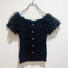 即日発送　Bibiy. ROSIE SHIRT KNIT NAVY ROSIE SHIRT KNIT ネイビー（Bibiy. ROSIE SHIRT KNIT bibiy）