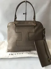 極美品✨レア》IACUCCI LUCE ルーチェ レザーハンドバッグ 巾着