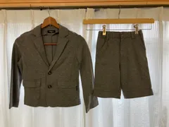 【中古品】COMME CA ISM コムサイズム　フォーマル ジャケット パンツ セットアップ　グレー　サイズ上130cm 下120cm