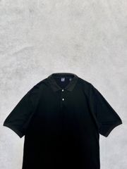 80's〜 GAP ギャップ　紺タグ　オールドギャップ　半袖ポロシャツ　黒 ブラック　Lサイズ