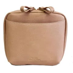 ☆ ピンクベージュ ☆ 合皮スクエアスタンドポーチ ポーチ 小物入れ 16cm メイクポーチ 化粧ポーチ コスメポーチ 小物入れ 縦型 仕切り 大容量 大きめ 旅行 化粧品 かわいい おしゃれ 可愛い 機能的 KTK23-0924