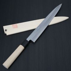 関の刃物 柳刃包丁 300mm 正広作別撰 ハガネ 職人用 片刃 右利き用
