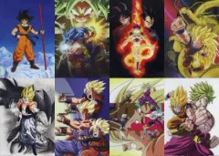 【中古】紙製品 全8種セット ビジュアルシート 「一番くじ ドラゴンボール BACK TO THE FILM」 I賞