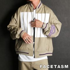 【FACETASM/ファセッタズム】× DICKIES / 7 BARS STADIUM JACKET - BEIGE / スタジアムジャケット / KR-JK-M14【メンズ】【送料無料】