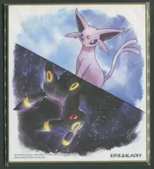 ポケモン 色紙ART ブラッキー　イーブイ　ブイズ　202504130627 2025年最新】ブラッキー 色紙の人気アイテム - メルカリ