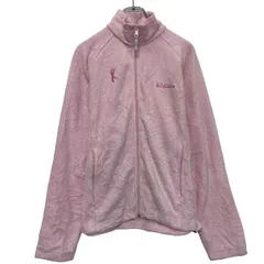 Columbia フリース ジャケット コロンビア レディース M ピンク フルジップ アウトドア古着卸 アメリカ仕入 a608-6146
