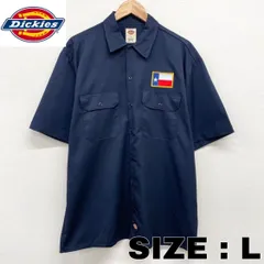 100%新品豊富な激レア Dickies ディッキーズ 半袖プルオーバー ロゴタグ入り ネイビーM Tシャツ/カットソー(半袖/袖なし)