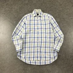 イタリア製 ETRO Long-Sleeve Shirt エトロ 長袖シャツ チェックシャツ チェック柄 格子柄 コットン メンズ 40