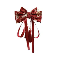 happykau 髪飾り 和装 成人式 卒業式 着物髪飾り 浴衣 ヘアクリップ 和風 赤 ヘアアクセサリー 可愛い 振袖 袴 髪留め 七五三 お宮祭り 花火大会