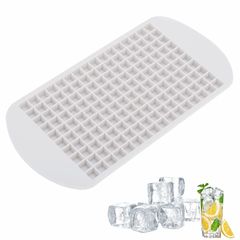 新品 YFFSFDC 製氷皿 160個取 シリコン製アイストレー製氷器 ミニ 四角氷 氷モールド お菓子お茶やお酒用氷が作れる 取り出しやすい (白)