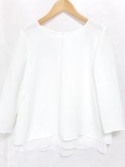 M-premier　エムプルミエ　ブラウス　薄手　シンプル　送料込み　36　971834