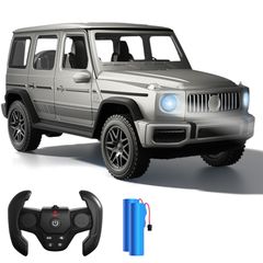 1/14 大型 ラジコンカー 子供向け 人気 ラジコン オフロード ジープ 2.4Ghz ライト音楽 手のジェスチャーで開くドア設計 充電式 リモコンカー 電動 おもちゃ 車 充電池2本付き 男の子 女の子の誕生日 プレゼント 祝日 贈り物