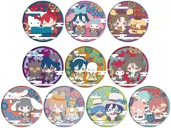 【中古】バッジ・ピンズ 全10種セット 「文豪とアルケミスト×サンリオキャラクターズ 缶バッジ 01.ミニキャラ」