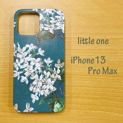 【リバティ生地】アーカイブ・ライラックブルー iPhone 13 Pro Max