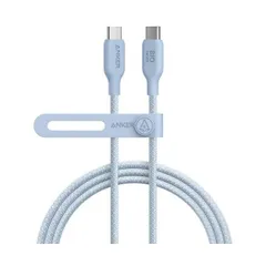 アンカージャパン ANKER USB-C＆USB-C ケーブル（240W エコフレンドリーナイロン） 1.8m グレイッシュブルーA80E6031 1本
