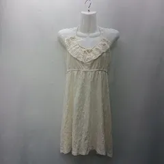 ◇ ⊂ Roxy ロキシー コットン100% キャミソール キャミソール サイズM アイボリー レディース E  【1409240005261】