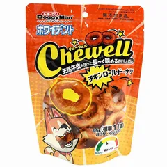 （まとめ買い）ドギーマン ホワイデント Chewell チキンロールドーナツ 95g(標準11個) 犬用おやつ 【×6セット】