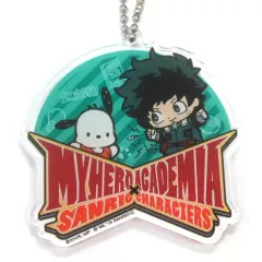 【中古】キーホルダー・マスコット(キャラクター) 緑谷出久・ポチャッコ 「僕のヒーローアカデミア×サンリオキャラクターズ in 東急ハンズ トレーディングアクリルキーホルダー」