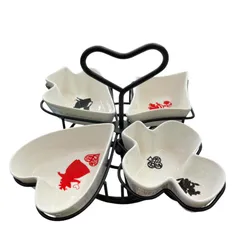 Disney Afternoon Tea 不思議の国のアリス トランプ小皿 アフタヌーンティー ディズニー 食器 ふしぎの国のアリス