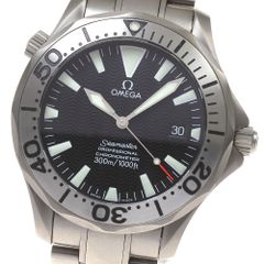 オメガ OMEGA 2231.50 シーマスター300 デイト チタン 自動巻き メンズ極美品_824004