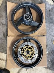 zrx400 1998年式 純正ホイールセット F-1337 1338 前後 カワサキ ZRX400 ホイール 前後 F-1337/R-1338 純正 中古 バイク