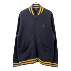 ポロバイラルフローレン スウェット ジップジャケット 170 ネイビー Polo by Ralph Lauren 裏起毛 キッズ