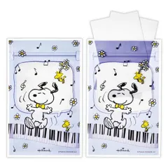 【メール便】スヌーピー 小分けビニール袋 ジッパーバッグ ミニSNLFブルー Life with Snoopy and Friends ピーナッツ 日本ホールマーク ギフト雑貨 ラッピング キャラクター グッズ 