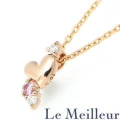 サマンサティアラ ハートモチーフペンダントネックレス ダイヤモンド K18 Samantha Tiara 中古 プレラブド 返品OK