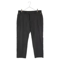 EMPORIO ARMANI (エンポリオアルマーニ) MATT LINE マットライン スラックス テーパードパンツ ブラックのサムネイル