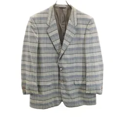 バレンシアガ 80s 90s 日本製 オールド チェック柄 テーラードジャケット 104 B7 グレー 他 BALENCIAGA ブレザー メンズのサムネイル