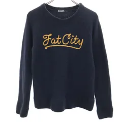 HYSTERIC GLAMOUR ヒステリックグラマー 日本製 アンゴラブレンド 長袖 セーター S ネイビー ニット レディース 古着