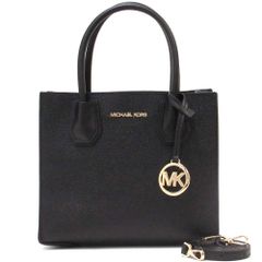 【新品 未使用】MICHAEL KORS マイケルコース アウトレット レザー マーサー ミディアム メッセンジャー ハンドバッグ 2wayショルダーバッグ 35S1GM9M2L BLACK