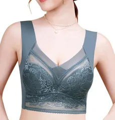 ブラジャー ノンワイヤーブラ ナイトブラ 昼夜兼用 最強盛りブラ 柔らかい 通気性 ブラ 美胸 谷間メイク 締め付け感がない ブラジャー 脇高 レース 下着R1095