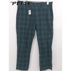 ◇ BEAUTY&YOUTH ビューティ&ユース UNITED ARROWS チェック　 パンツ サイズM ネイビー　グリーン レディース  【中古】 【1106160012996】