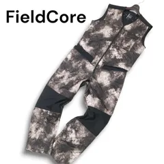 FieldCore ワークマン 裏アルミ 袖なし 中綿 ウォーム インナー スーツ つなぎ オーバーオール Sz.LL メンズ 大きい 作業服