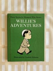 クロケット・ジョンソン「Willie's Adventures」マーガレット・ワイズ・ブラウン　洋書絵本　ヴィンテージ絵本　英語