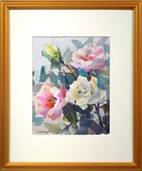Limited 絵画 花 art 薔薇 flower 美術品 写実 原画 置物 - メルカリ